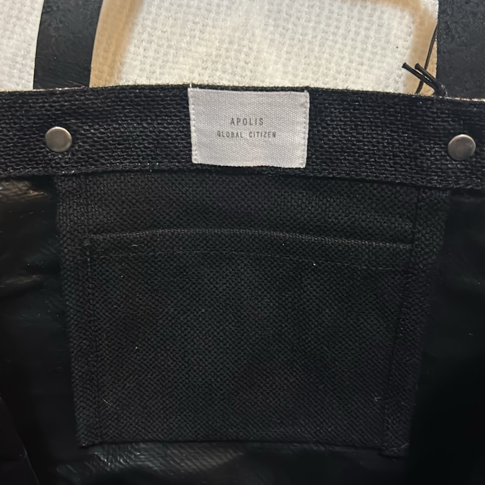 Black and Tan Lunch Tote - Picture 7 of 7